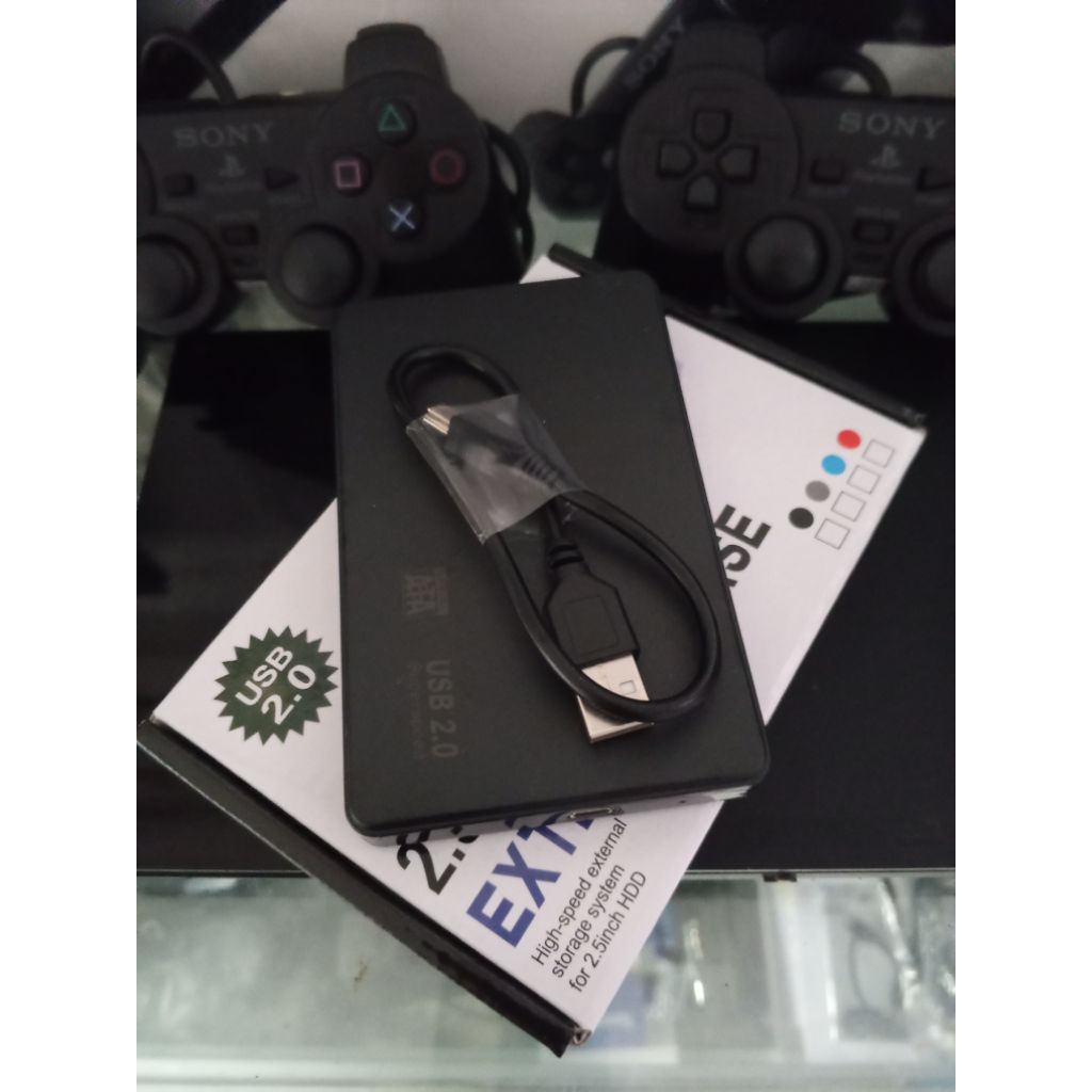 Hardisk HDD Eksternal PS2 Playstation2 500GB (395 Game)