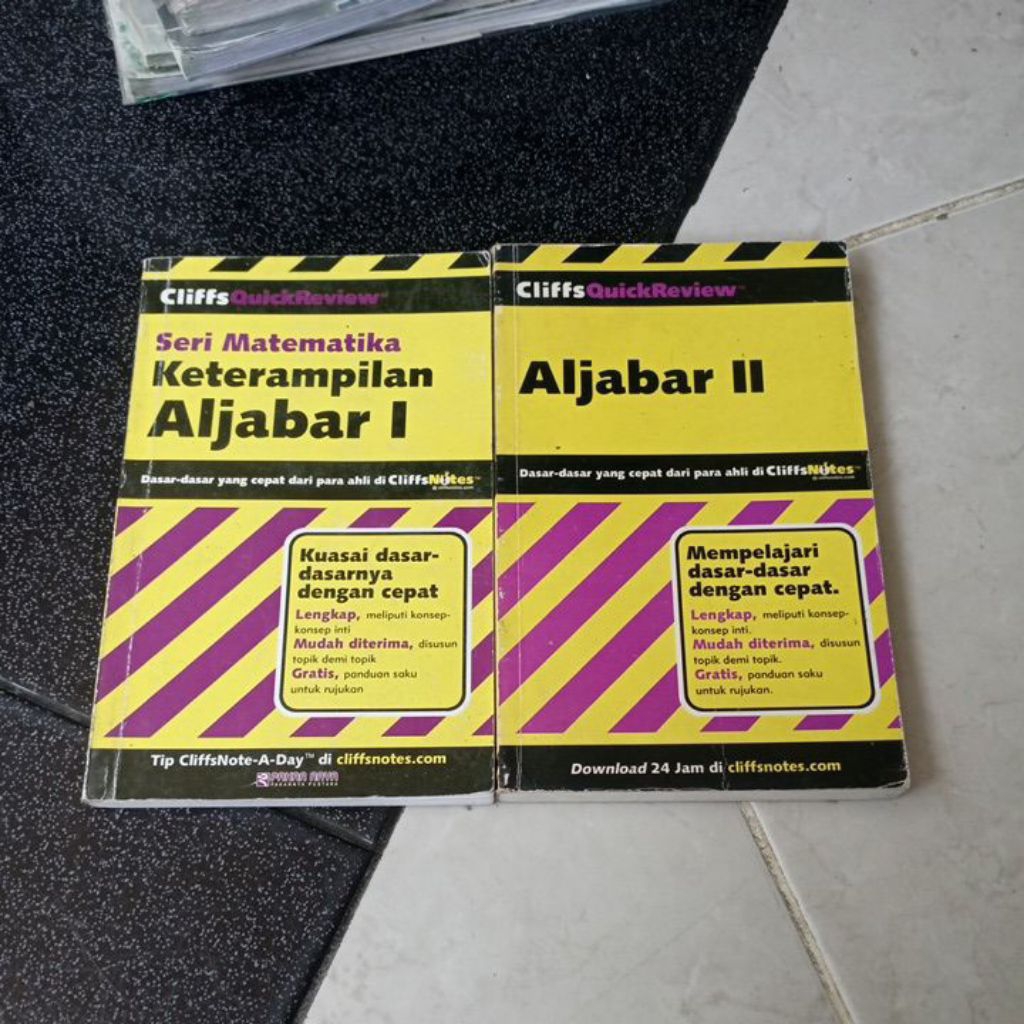 Buku Seri Matematika Keterampilan Aljabar 1 & 2 Dasar-dasar Yang Cepat Dari Para Ahli
