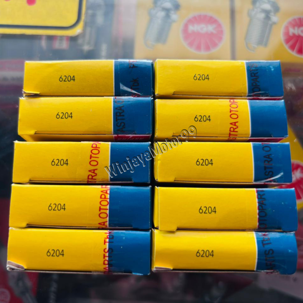 10 Pcs Bearing 6204 Aspira