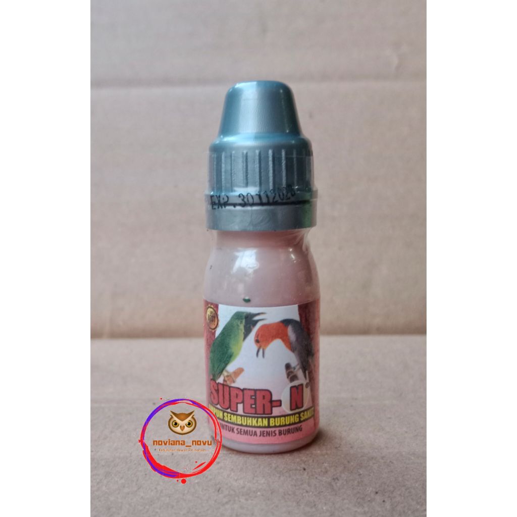 SUPER-N OBAT AMPUH SEMBUHKAN BURUNG SAKIT SUPER N UNTUK SEMUA JENIS BURUNG PODAK TLEDEKAN PUNGLOR LO
