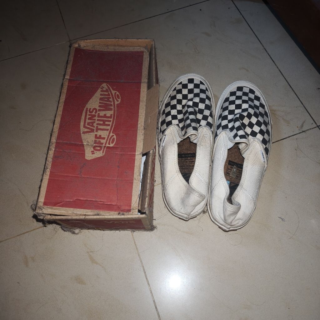 Sepatu Vans Eco Theory Checkerboard Catur Second Bekas Original Ori Ukuran 43 UK 43