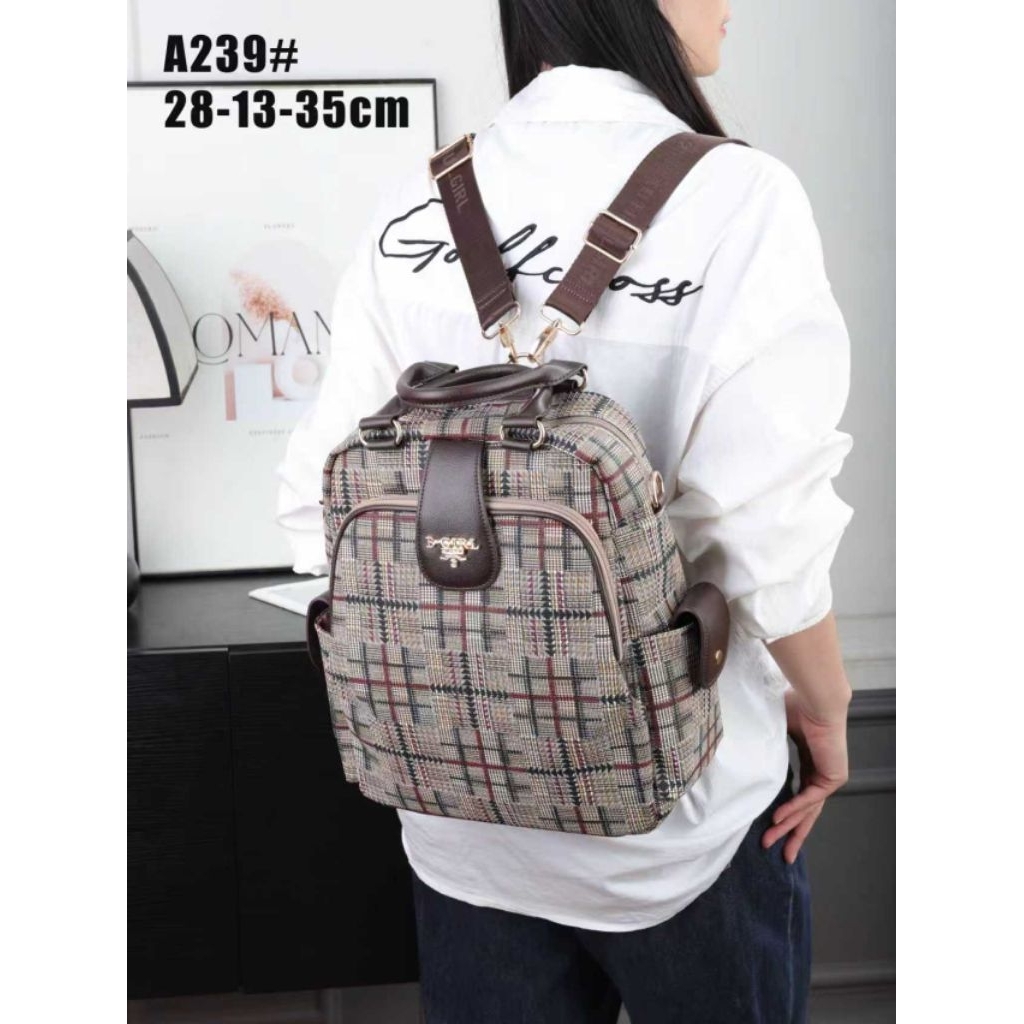 Original B-Girl A239 Tas Ransel Untuk Wanita (Bisa Selempang)