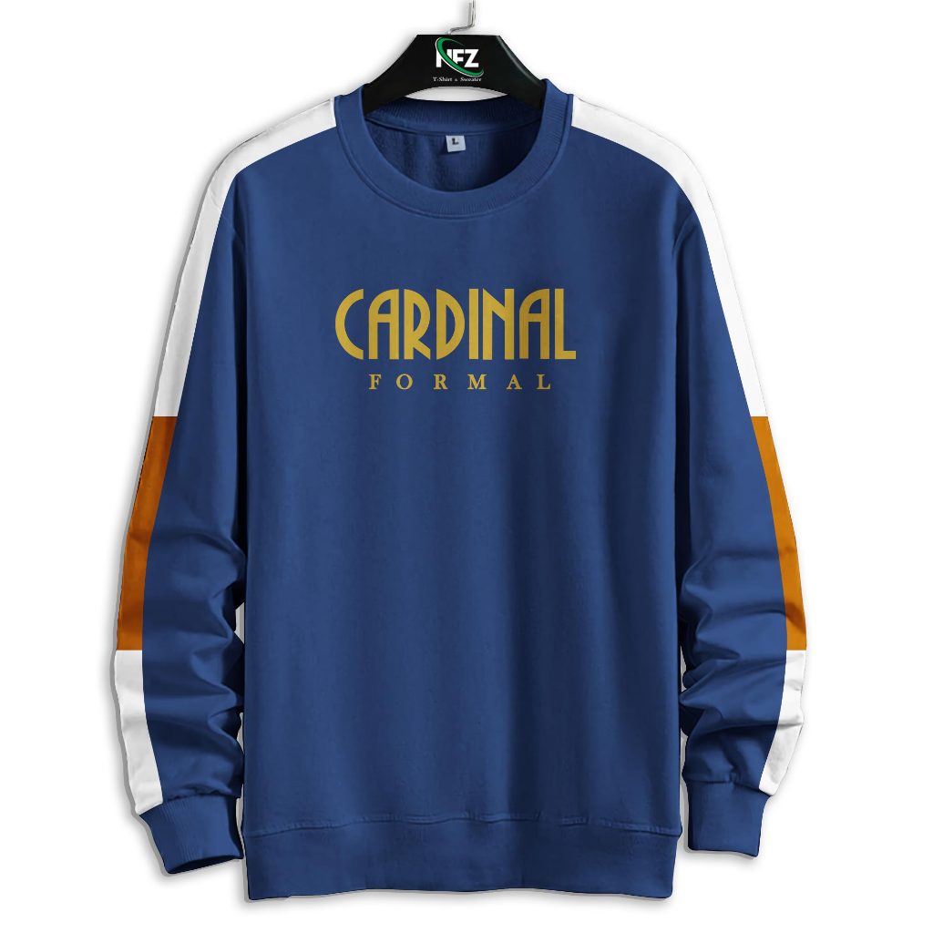 [ 04 ] Cardinal Sweater Kombinasi Bigsize Pria wanita Jaket Fleece Tebal Ukuran Jumbo S M L XL 2XL 3