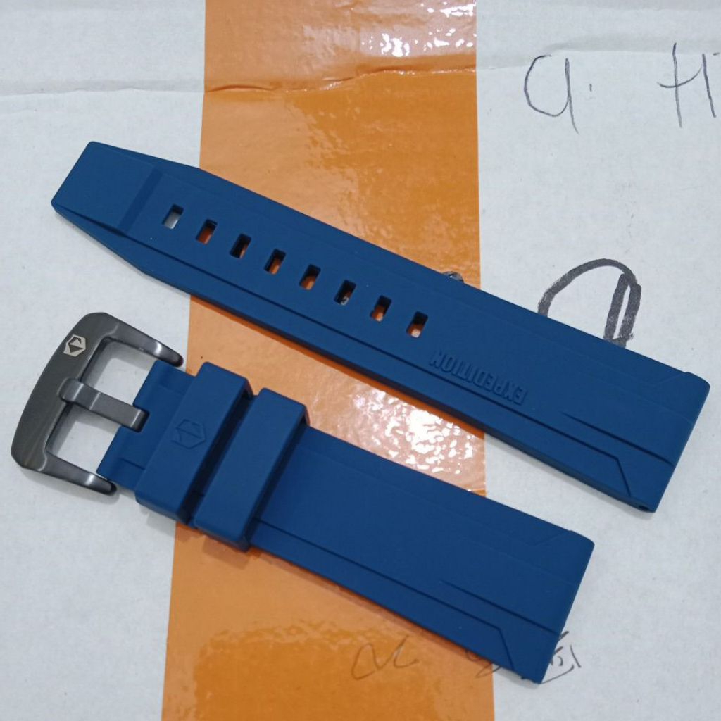 Tali jam karet silikon expedition 24 mili