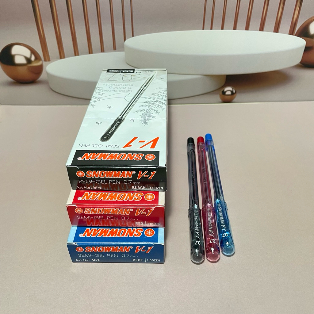 BOLPOIN SNOMWAN V1 (PEN SNOWMAN V1) PULPEN SNOWMAN