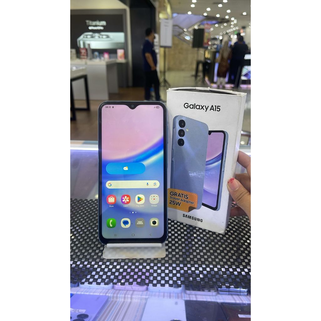 SAMSUNG GALAXY A15 8/128GB SECOND SEKEN BEKAS RAM 8 INTERNAL 128