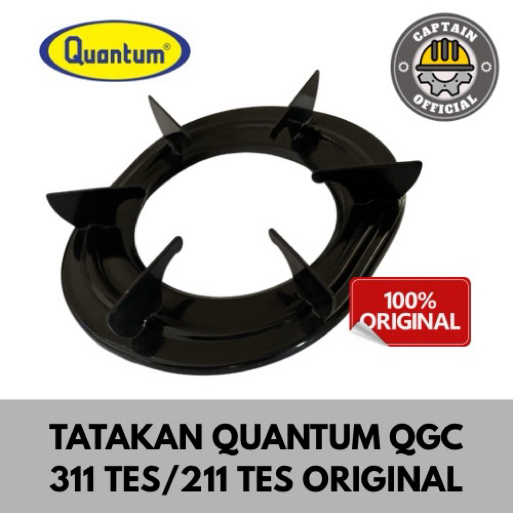 Tatakan Kompor Quantum ORIGINAL QGC 311 TES / 211 TES Oval Bulat