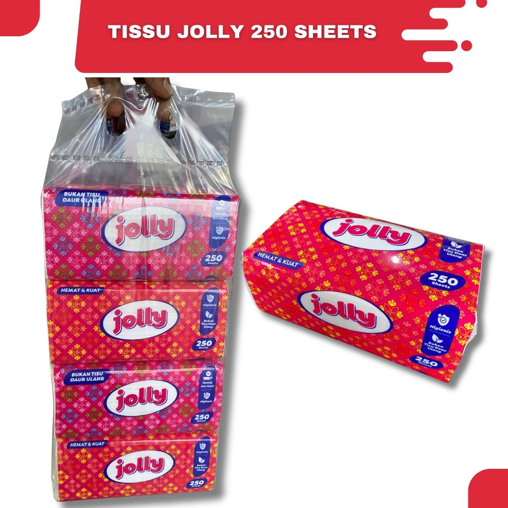 TISU JOLLY 250 SHEET ISI 48 PCS 1 KARTON