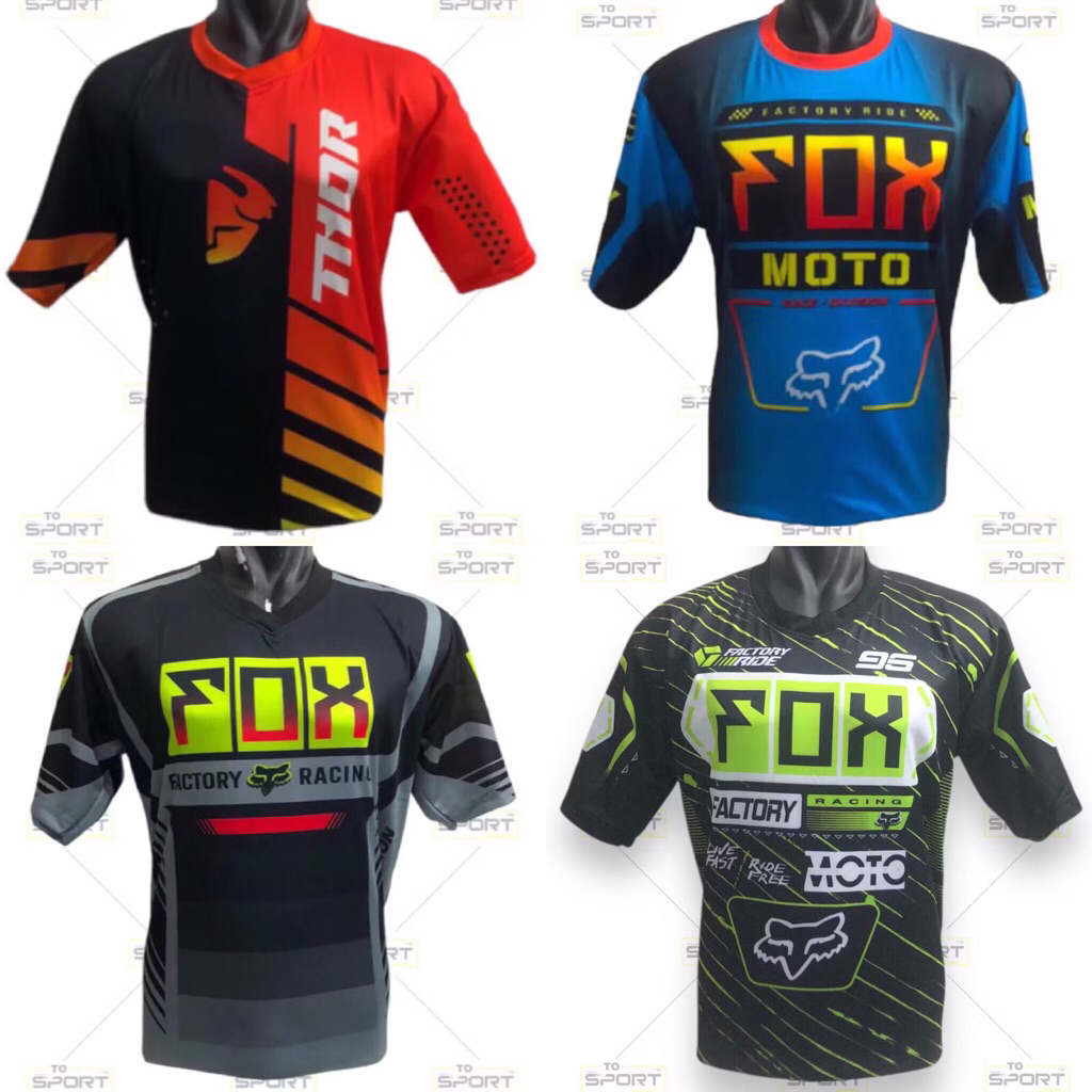 JERSEY MOTOCROSS TRAILL MTB DEWASA OBLONG LENGAN PENDEK/BAJU ATASAN CROSS PENDEK DEWASA/JERSEY MOTOC