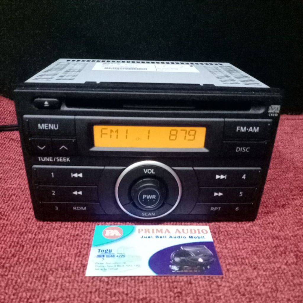 Head unit original NISSAN grand Livina