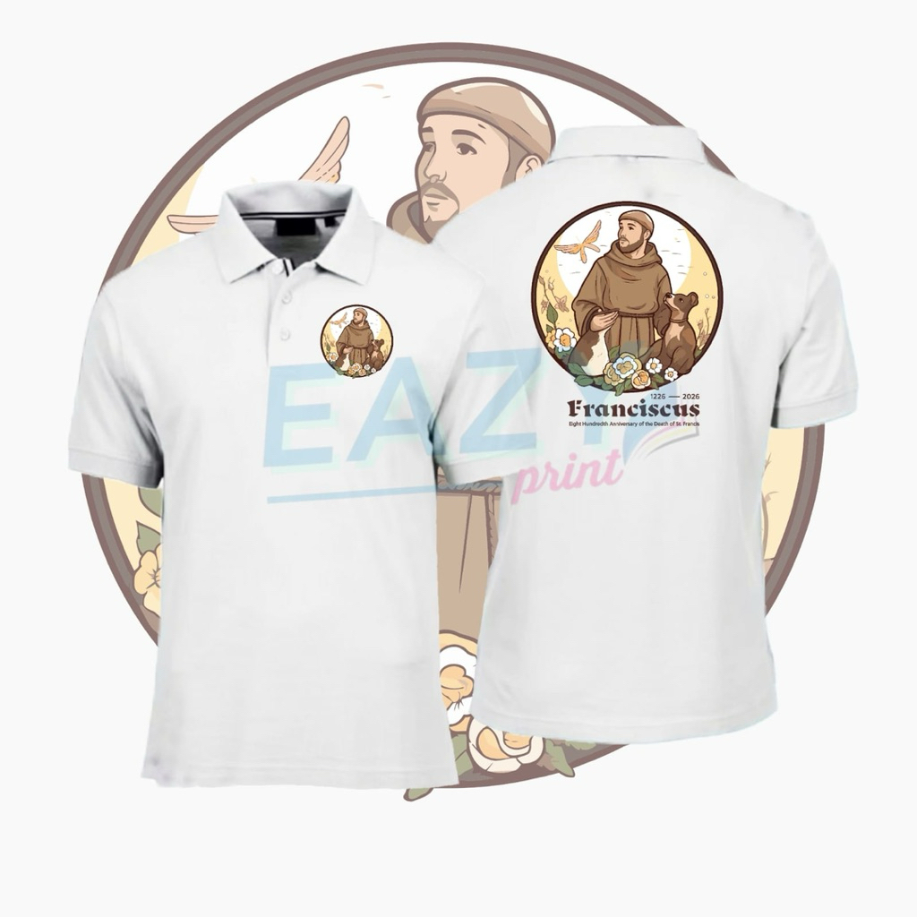 SERAGAM FRANCISCAN BAJU KERAH ST FRANCIS JUBILEE 2026 ACARA KATOLIK YUBILEUM YUBELIUM SANTO FRANSISK