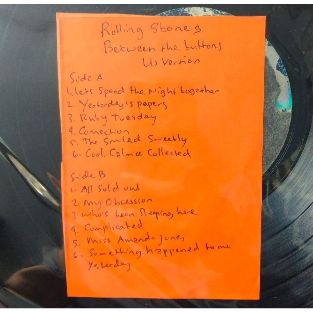 VINYL PIRINGAN HITAM 12 ROLLING STONES
