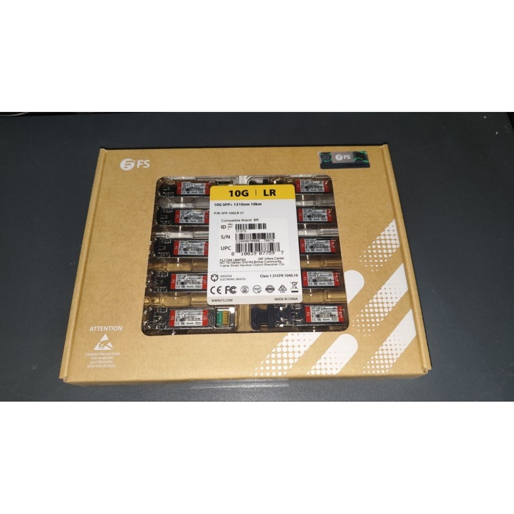 Transceiver SFP+ 10G 10km SM Merk FS