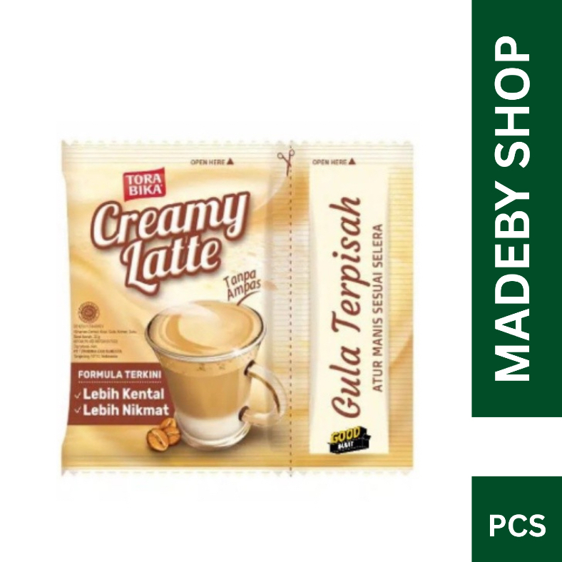 Kopi Torabika Creamy Latte Renceng Isi 10 Sachet Torabika Creamy Latte  Ikatan Cinta Free Sedok Hadi