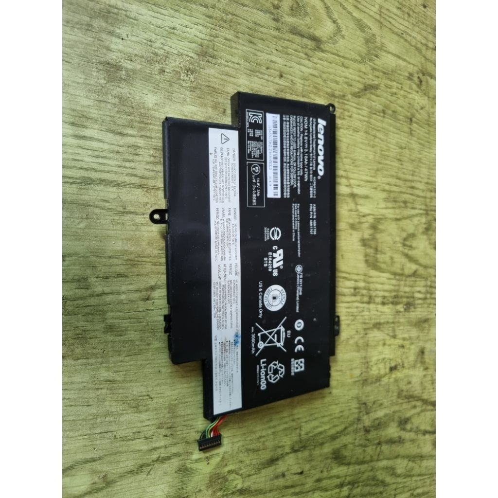 Baterai Laptop Lenovo Thinkpad Yoga 12 2013/2014 Original Copotan Unit