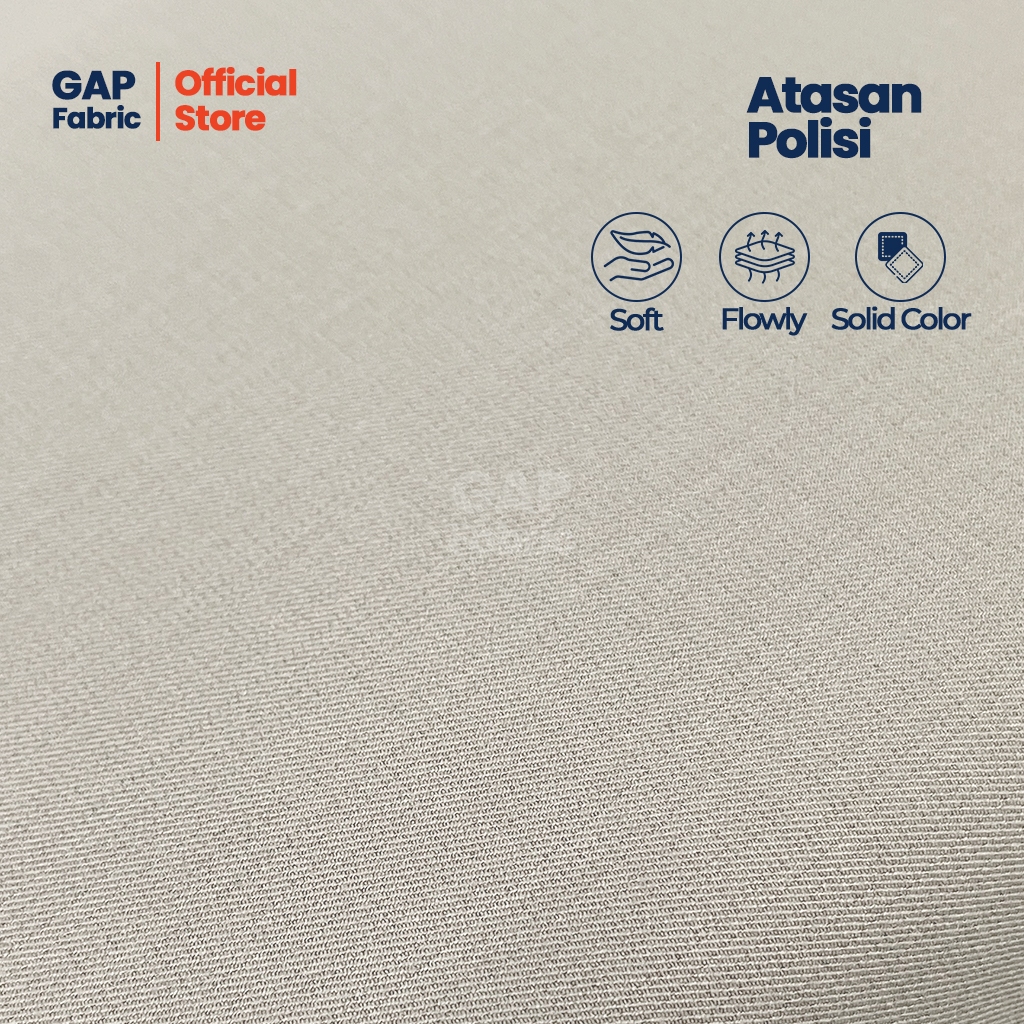 Kain Semiwool Atasan Seragam Polisi | Seragam Premium | Seragam Polisi | Bahan Celana Premium | Ecer