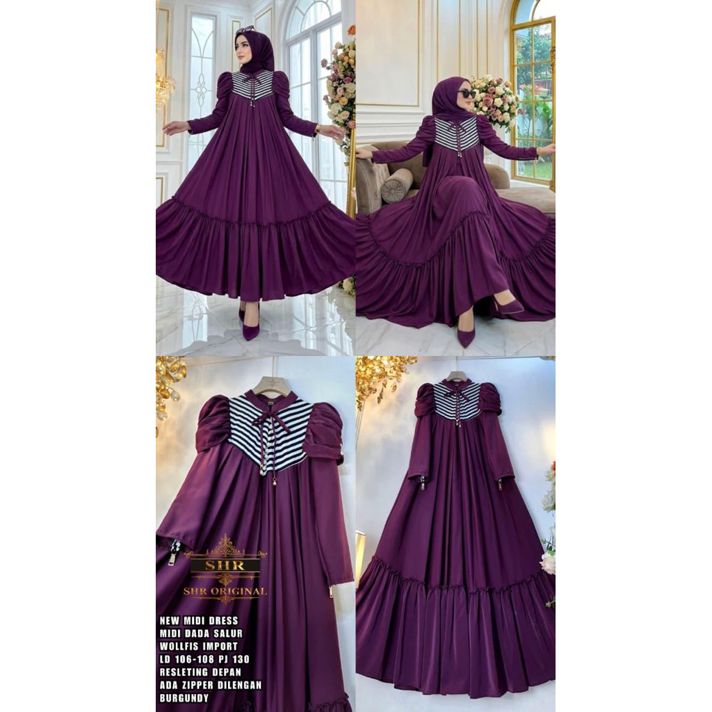 SHR DRESS DADA LIPAT ORI BY SHR