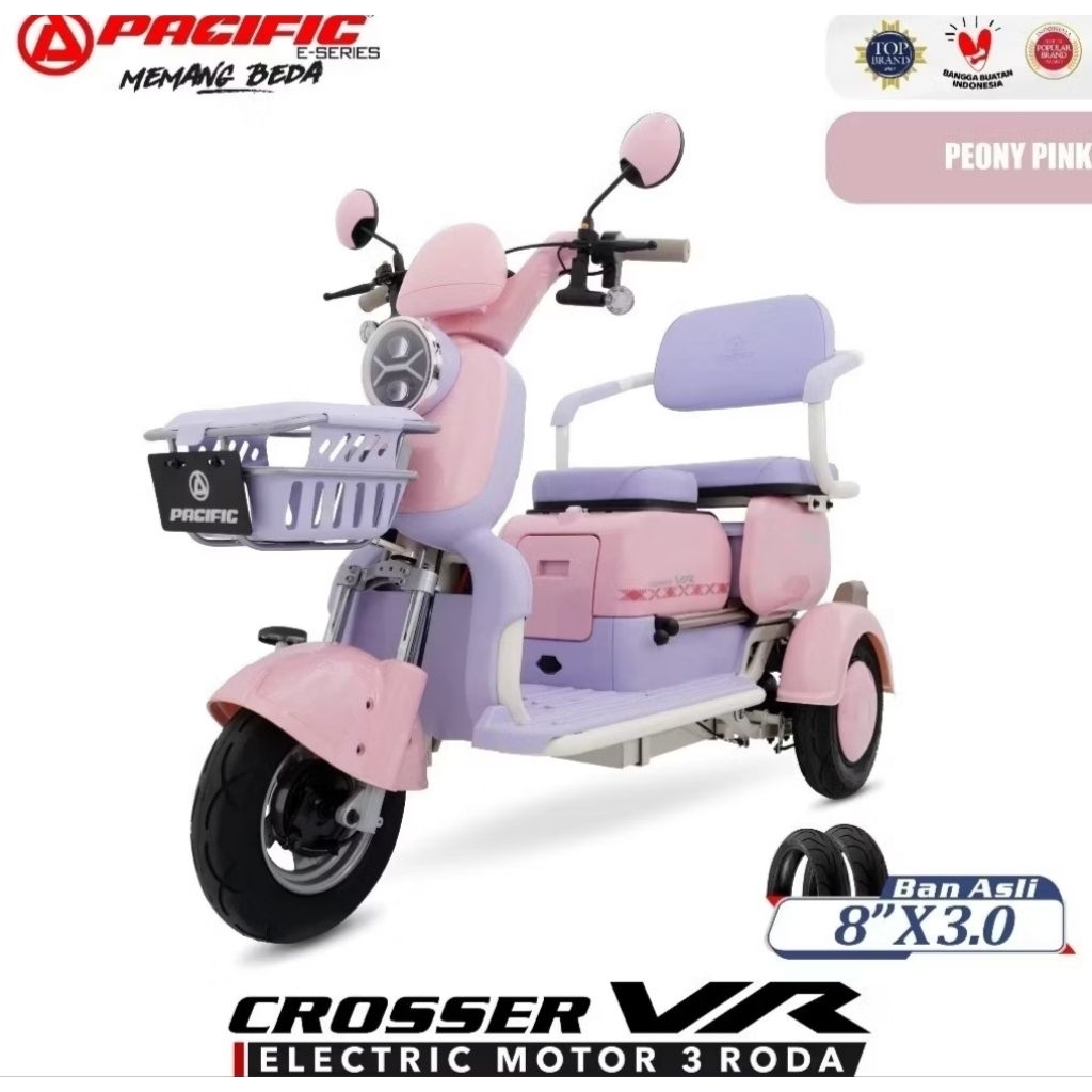 Sepeda Listrik Roda 3 Pacific Crosser Cr (BMPP)