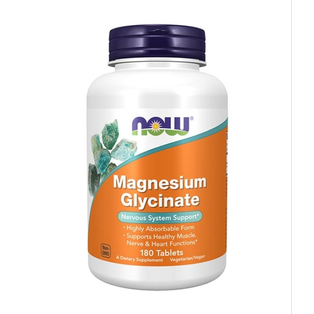 NOW | Magnesium Glycinate - 180 Vcaps
