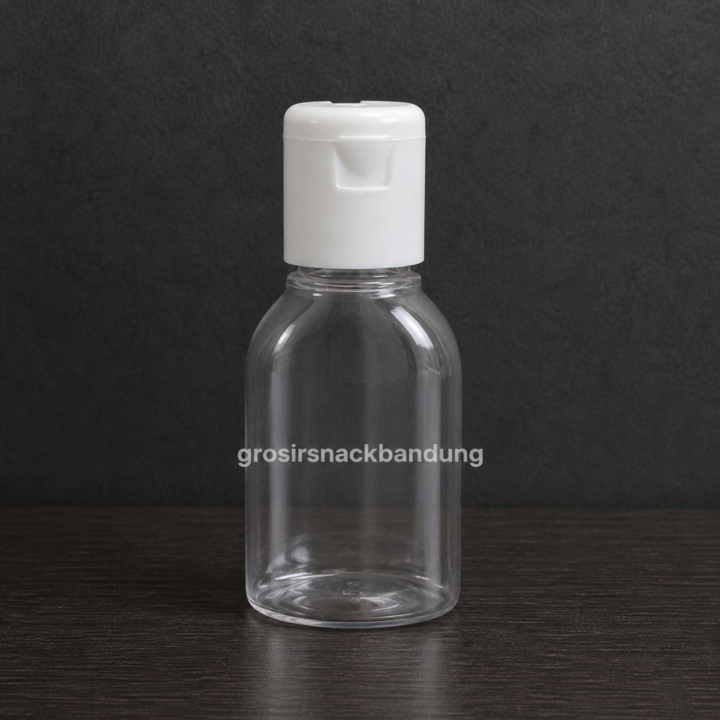 [1000 PCS] Botol PVC ANTIS 30ML / ANTIS FLIPTOP PUTIH 30 ML - Botol Hand Sanitizer Murah Botol Antis