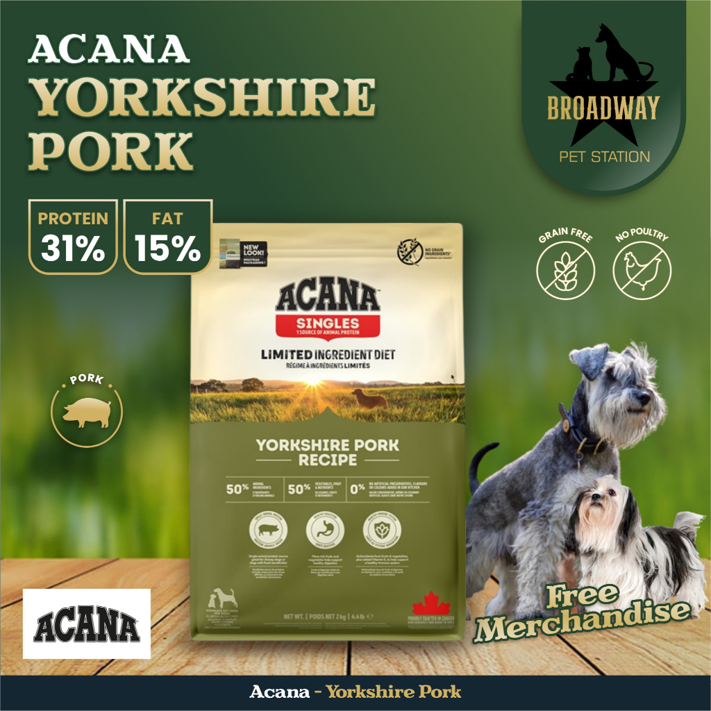 Acana Yorkshire Pork (Dog Food) 2 Kg