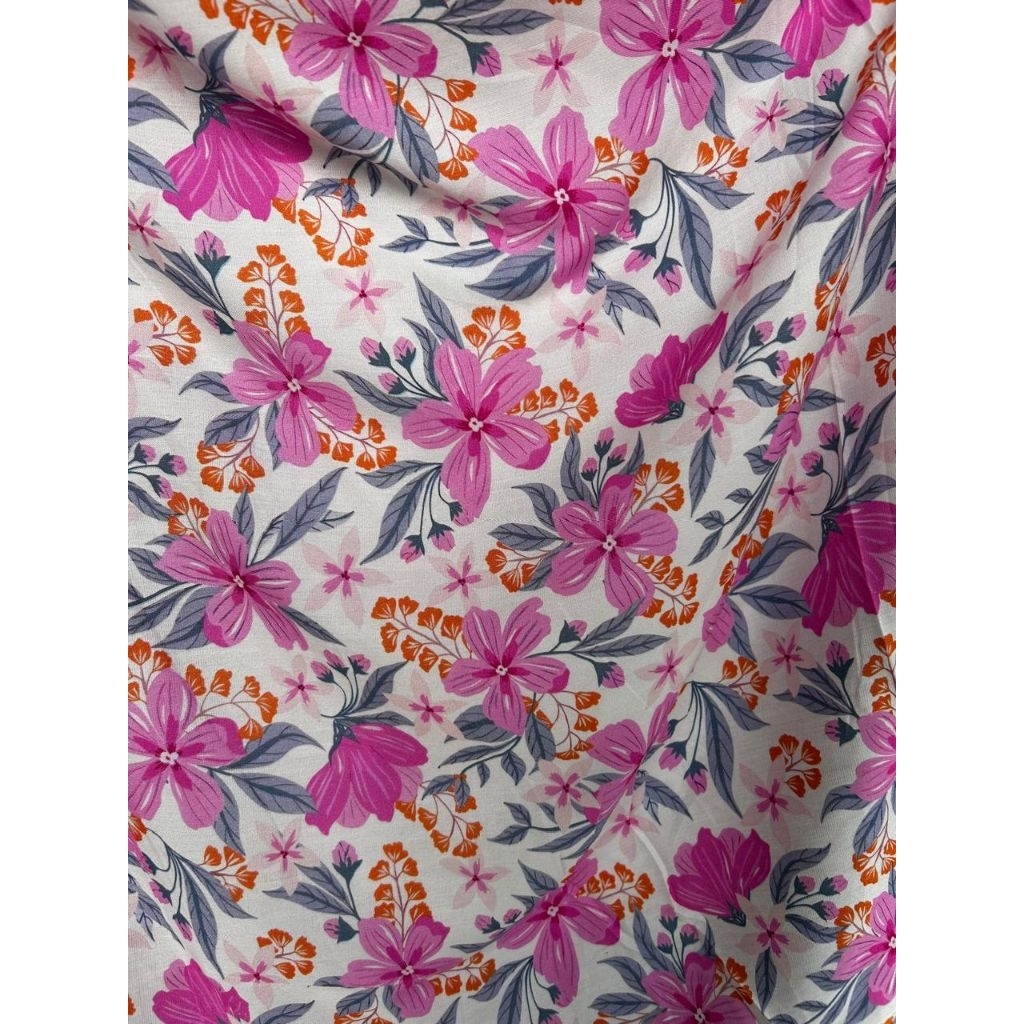kain katun rayon motif-kain katun rayon vicose premium motif bunga
