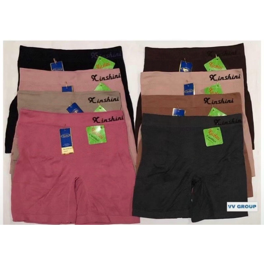 Pop/ CD CELANA DALAM BOXER SHORT Pendek RAJUT IMPORT WANITA SEAMLESS TANPA JAHITAN SAMPING DEWASA / 