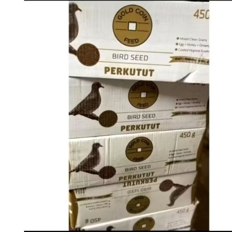 gold coin perkutut murah 1 dus 450gr isi 20pcs