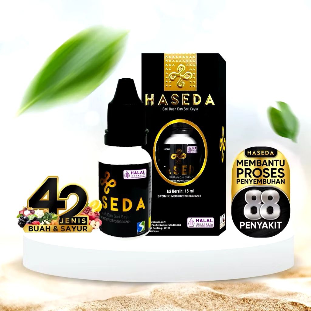 OFFICIAL STORE HASEDA 15ML OBAT TETES HERBAL SARI BUAH DAN SAYUR