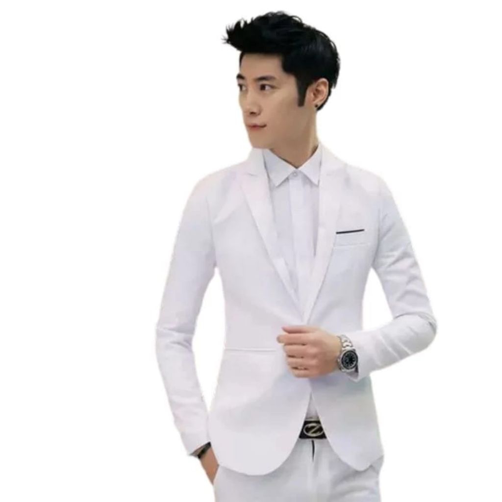 blezer pria slim fit-kekinian blazer-keren blaze-formal jas-pria