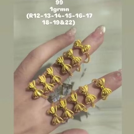 emas 99 cincin kupu-kupu