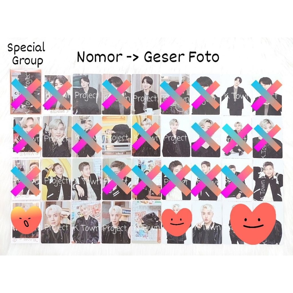 [READY - CLEARANCE SALE] BTS PTD PERMISSION TO DANCE ON STAGE MINI PHOTOCARD SET SPECIAL GROUP JIMIN