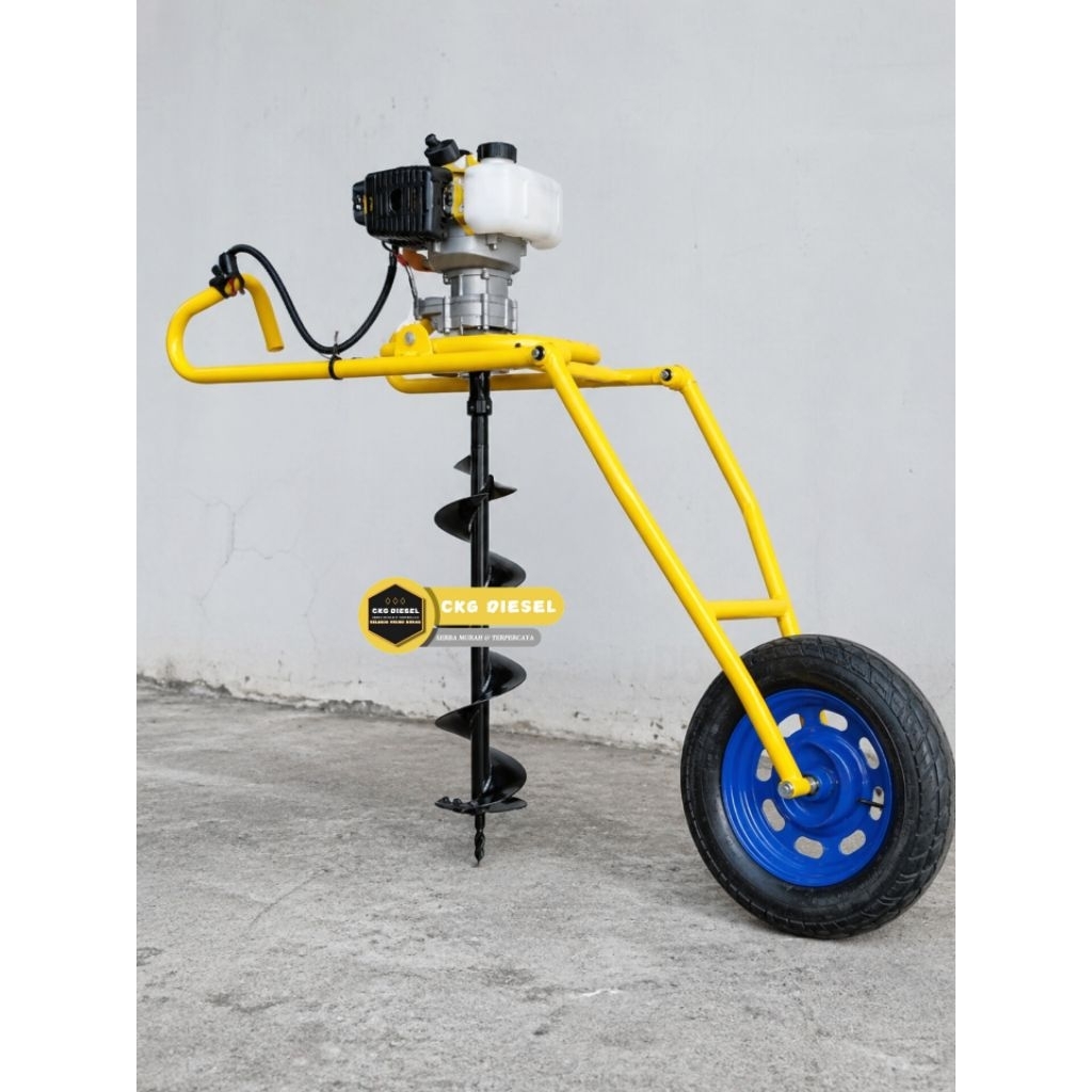 Mesin Bor Tanah Firman Eart Auger + Mata Bor Tanah 12 Inch FPD 52 SP