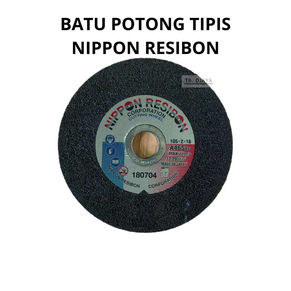CUTTING WHEEL BATU GERINDA POTONG TIPIS NIPPON RESIBON 4 INCH MURAH