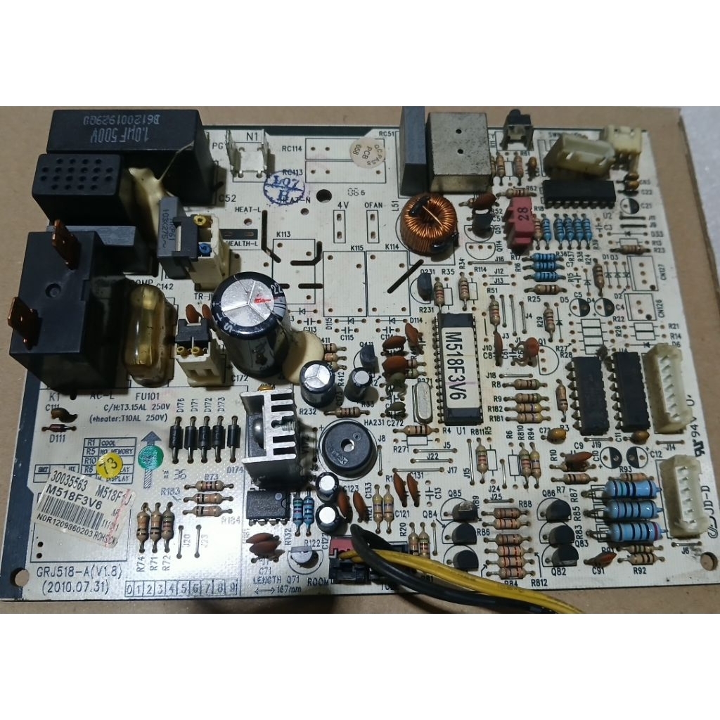 Modul pcb indoor ac GREE SHARP GRJ518-A original 1/2pk-1pk