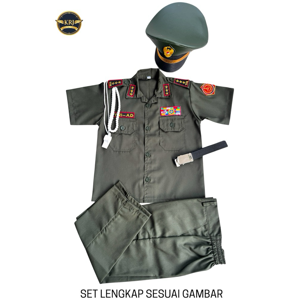 KOSTUM TNI AD|BAJU KARNAVAL ANAK LAKI LAKI/PEREMPUAN