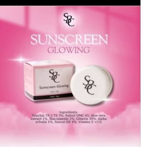 Sunscreen sbc glowing