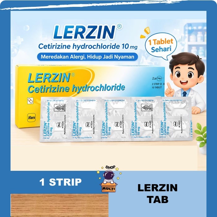 LERZIN STRIP 10 TABLET ANTI GATAL SUPLEMEN