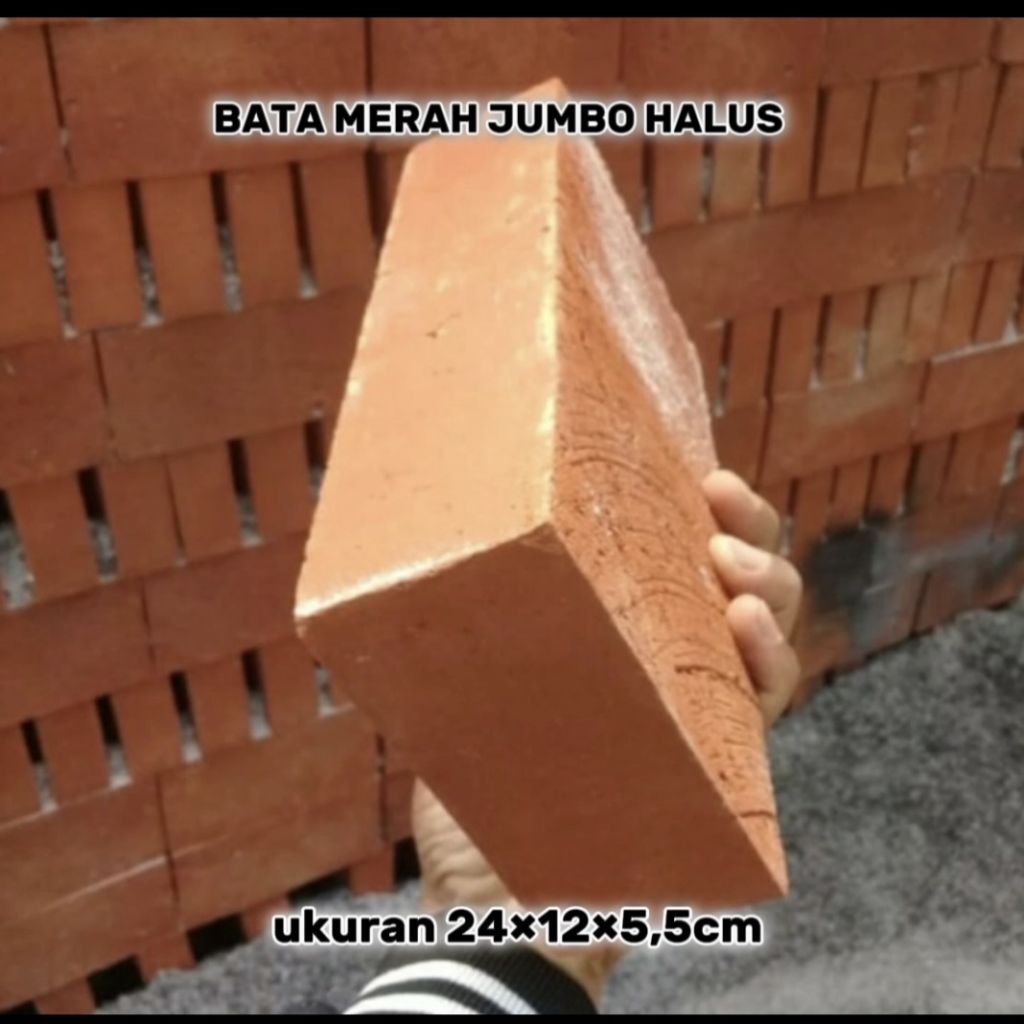 BATA MERAH JUMBO SUPER HALUS