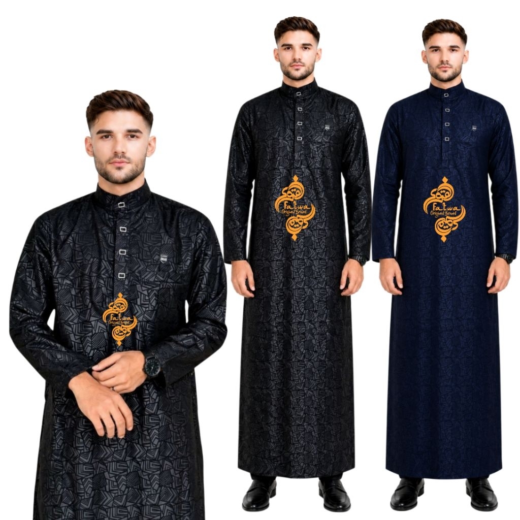 (COD JUBAH SULTAN) Jubah Pria Remaja Dewasa Embos / Gamis Pria Embos / Gamis Alharbi Termurah / koko