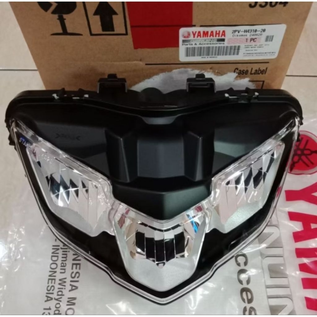 REFLEKTOR LAMPU DEPAN ASSY NEW MX KING LED ASLI ORIGINAL YAMAHA 2PV-H4310-20