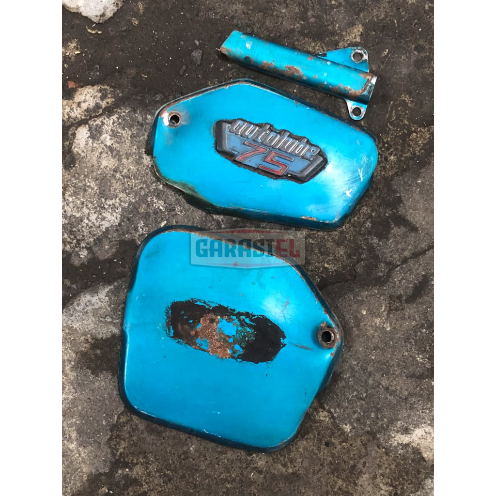 Tutup Aki Yamaha V75 Original Biru