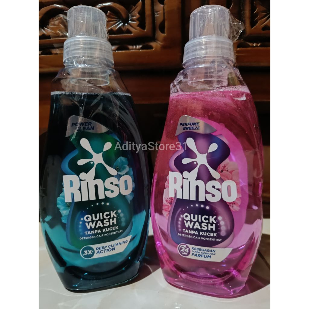 Rinso Botol Deterjen Cair 650ml