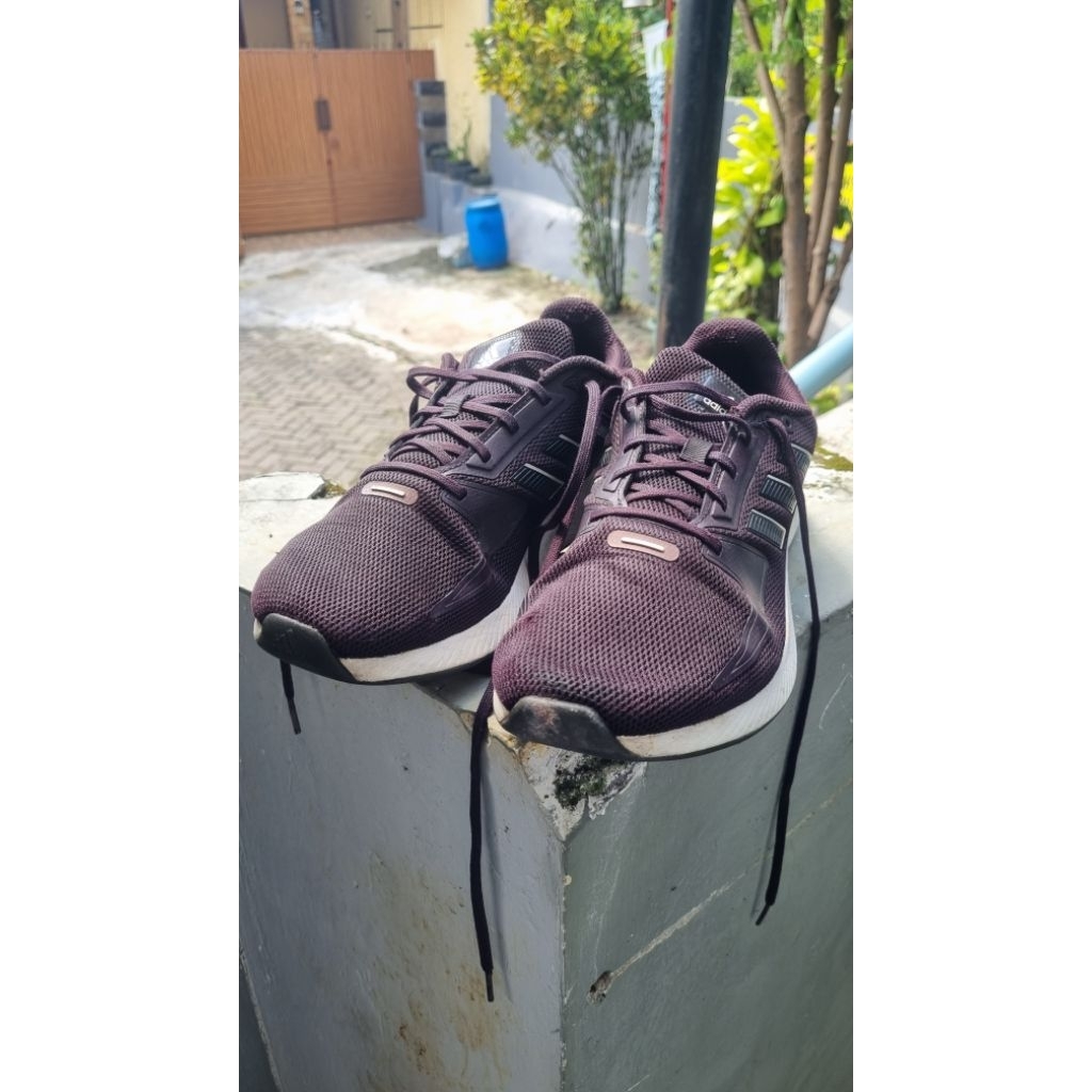 Adidas Runfalcon 2.0 Brown Burgundy Original