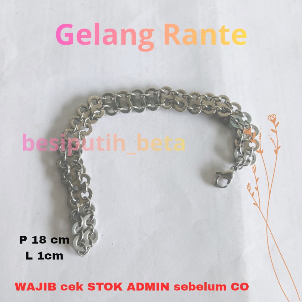 gelang besi putih ambon besi putih asli