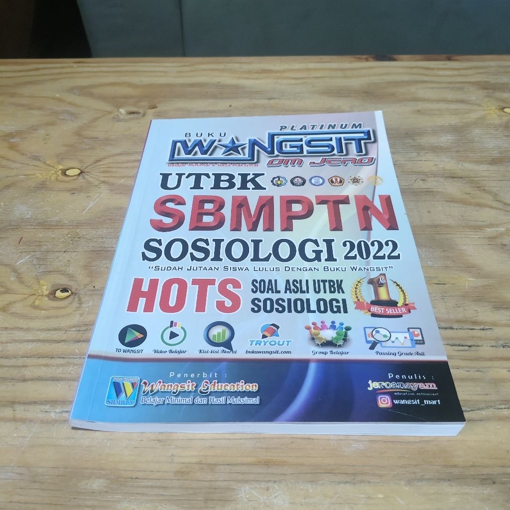 Buku Platinum Wangsit Om Jero UTBK SBMPTN 2022 Sosiologi