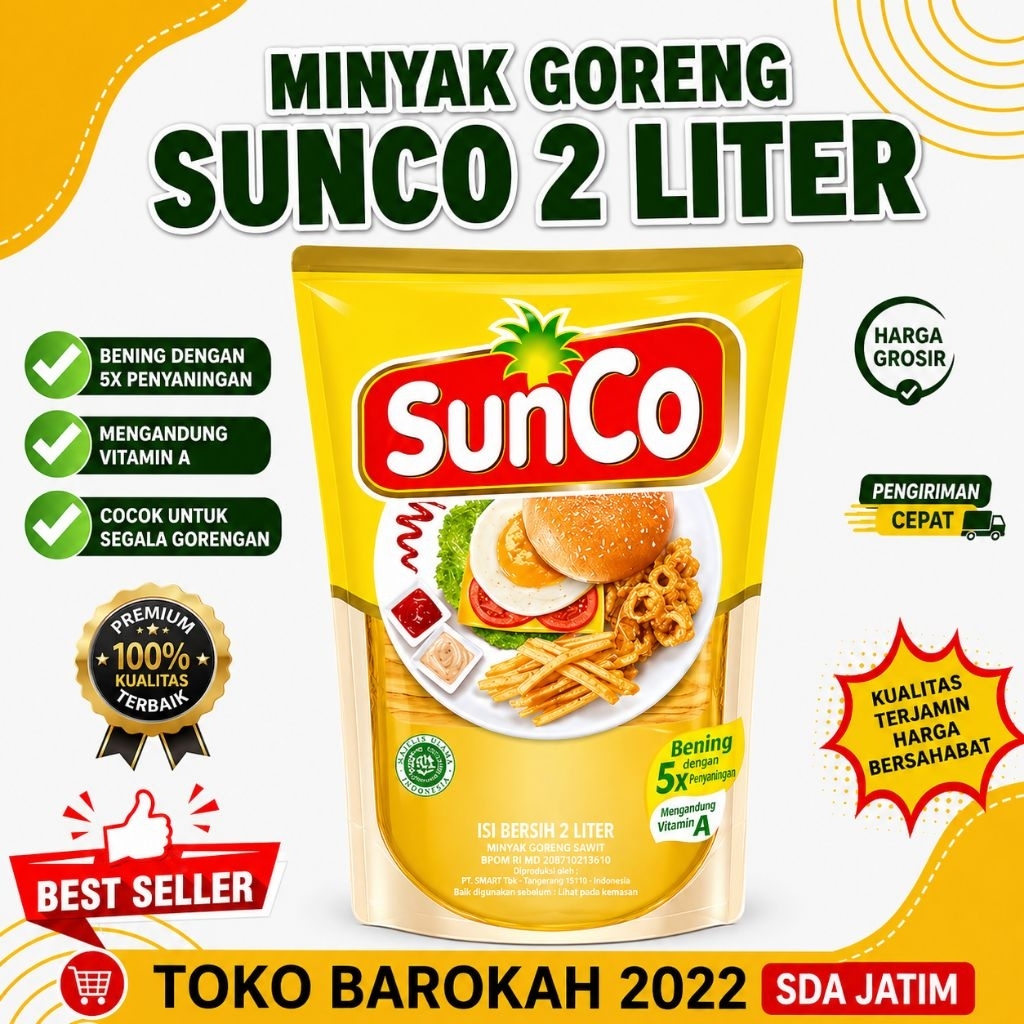 [PROMO] MINYAK SUNCO 2 LITER MINYAK GORENG