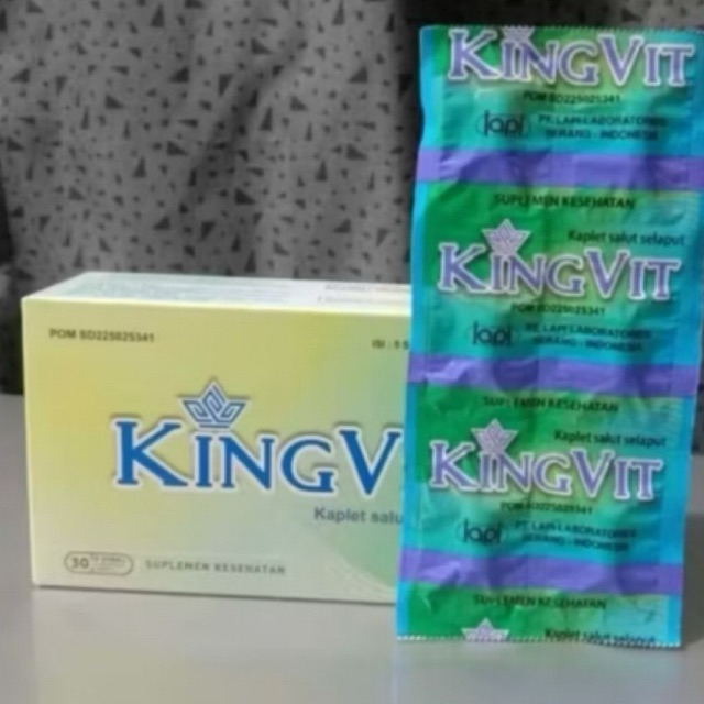 Vitamin kesuburan pria//king vit//perstripp @6 tablet