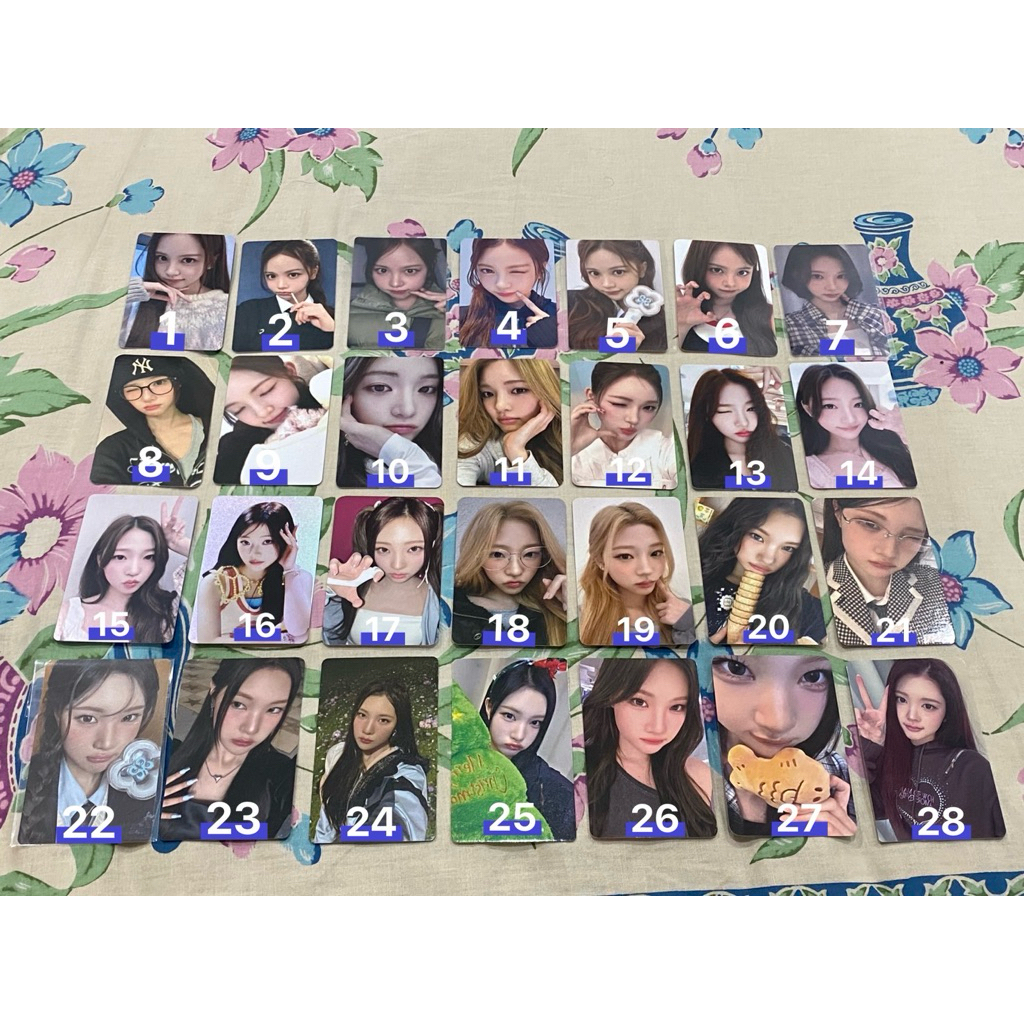 [OFFICIAL] Hearts2Hearts The Chase Focus Rude Photocard | Carmen Jiwoo Yuha Stella Juun Ana Ian Yeon
