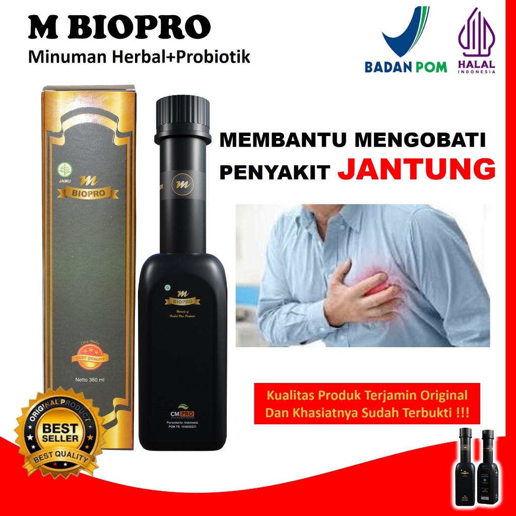 Obat Jantung Paling Ampuh Jantung Bengkak Jantung Bocor Koroner M Biopro Herbal Asli Original